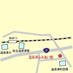 温泉津ふれあい館の地図