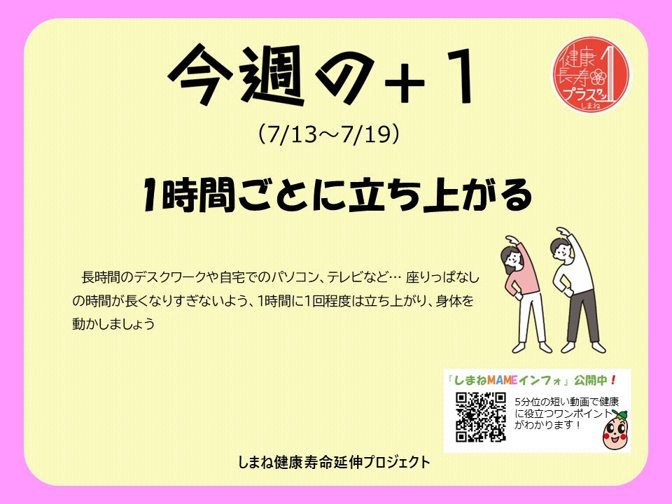 今週の＋１（5/4～5/10）