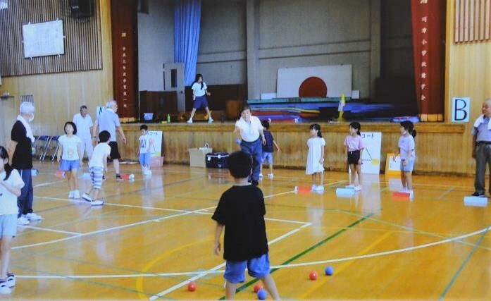 児童クラブとのボッチャ交流会