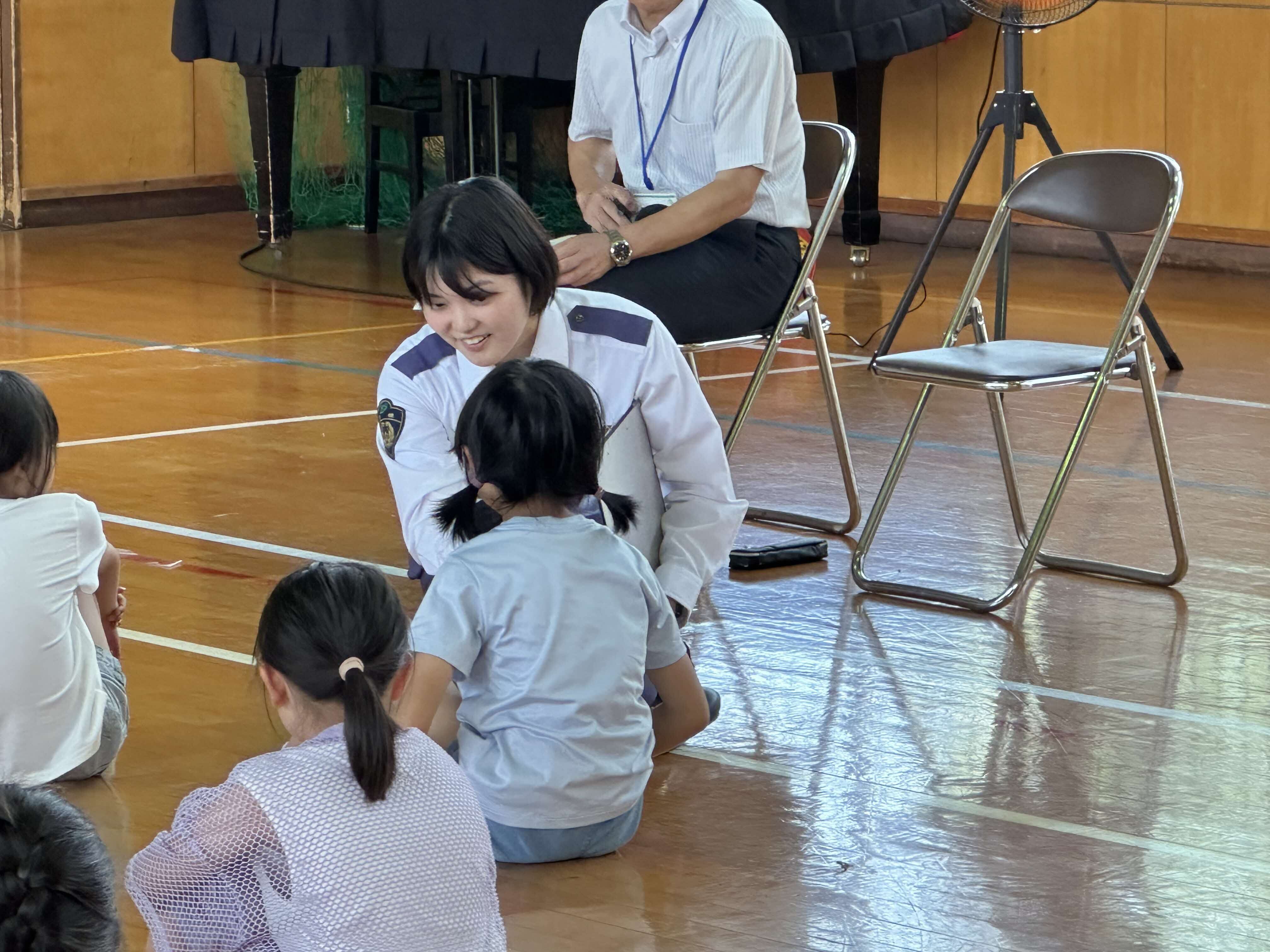 灘分小学校での教室の様子１