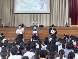 出雲市立北陽小学校での様子１