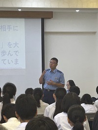 多伎中学校での様子２