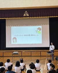 多伎小学校での教室の様子1