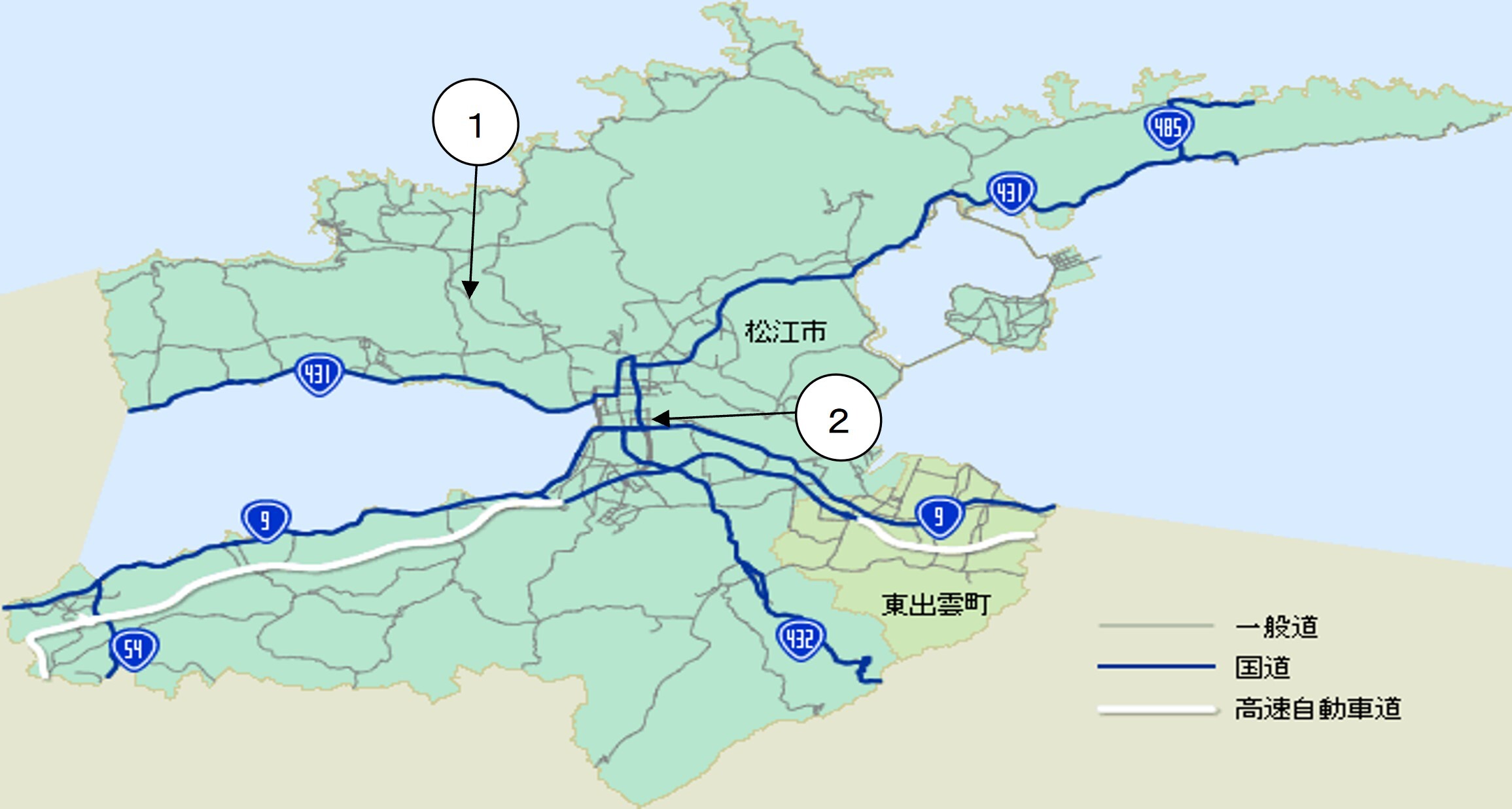松江警察署管内