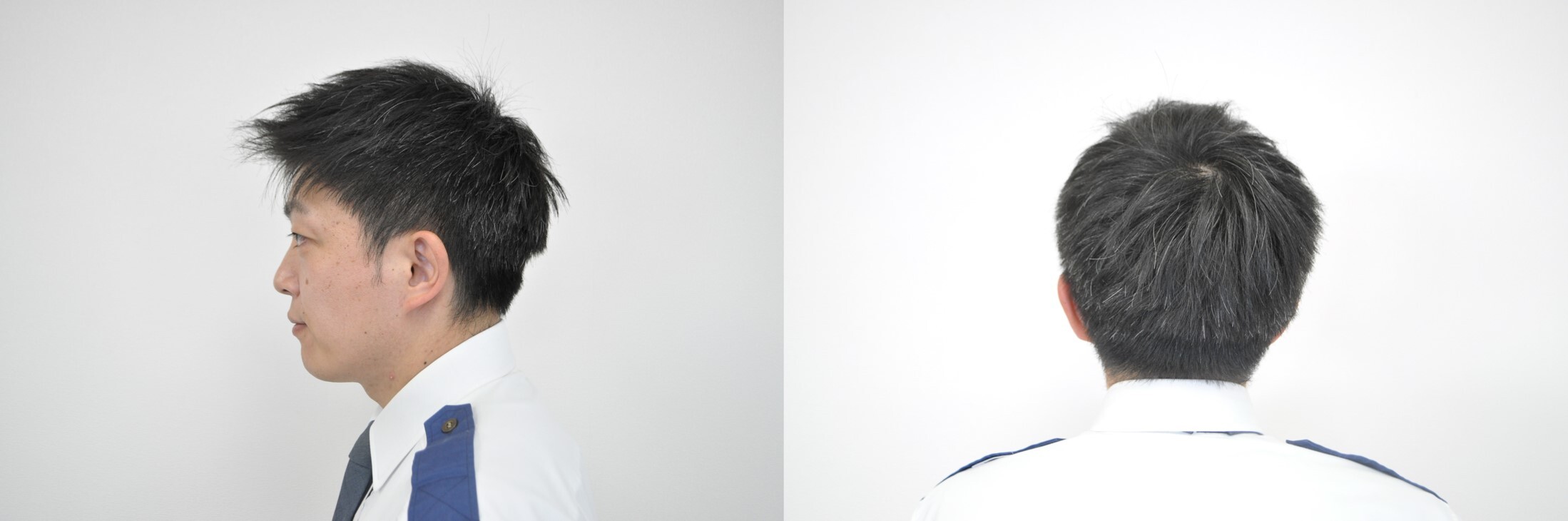 男性警察官髪型