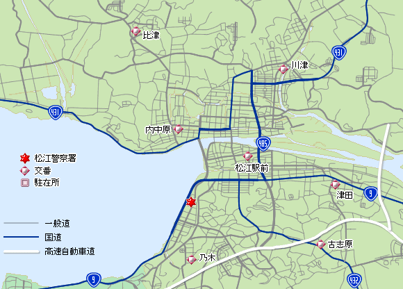 管内地図（市街地）
