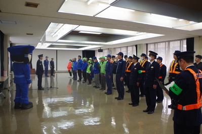 歳末特別警戒出発式１